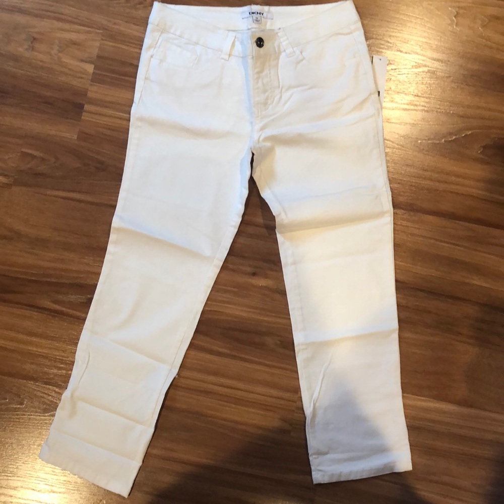 DKNY size 14 (children’s) white jeans.